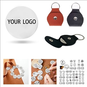Pocket Hug Token with Leather Keychain